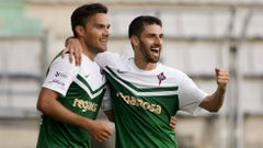 Pablo Rey y Pel�ez han sido titulares habituales en el Racing, pero se perdieron alg�n partido