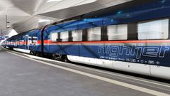 Un Nightjet en una estaci�n