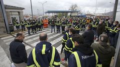 La manifestación partirá de la puerta de Navantia Ferrol, en la foto, de archivo
