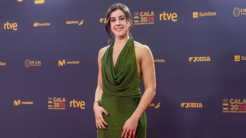 La deportista Carolina Mar�n, el pasado 17 de diciembre en la gala del comit� ol�mpico espa�ol