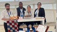 Los cuatro estudiantes promotores de esta idea de emprendimiento