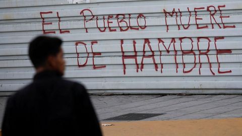 Pintada en una calle de Caracas