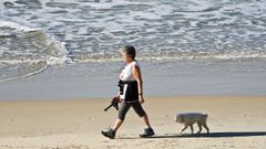 Imagen de un da de buen tiempo de este invierno en Samil