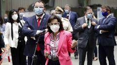 Robles, Barb�n, y en el fondo, Canteli