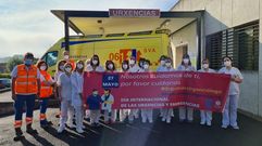 Las fotos de la conmemoraci�n en Monforte del d�a internacional de las urgencias y emergencias
