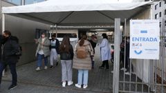 La vacunaci�n contra el covid se centraliza en Pontevedra en el edificio administrativo de la Xunta en Campolongo