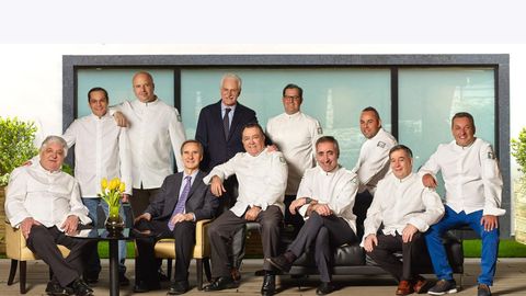 Miembros de Fomento de la Cocina Asturiana