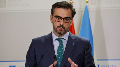 El conselleiro de Presidencia, Diego Calvo.