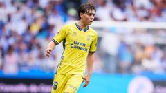 Lorenzo Amatucci, en el �ltimo partido del Las Palmas en Abanca Riazor.