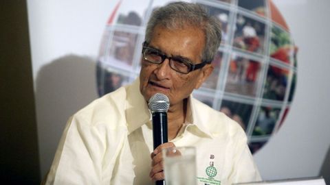 Fotografa de archivo (13/09/2013), del economista indio Amartya Sen