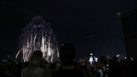 Otro momento del concierto de Shakira