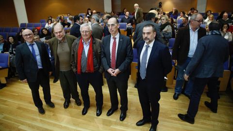 Almuia, con dos expertos que acudieron a la presentacin y otros dos cargos de la consellera