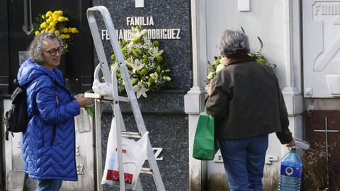 Todos los Santos en el cementerio de Catabois, Ferrol