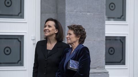 Llegada a la entrega de los Premios Princesa de Asturias 2025