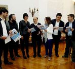 La presentaci�n fue en el instituto Rosal�a de Castro.