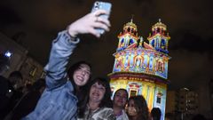 La intervenci�n lum�nica en la Peregrina fue una de las obras m�s celebradas.