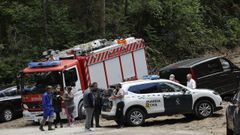 El operativo desplegado consigui� rescatar el cuerpo minutos antes de las cuatro de la tarde