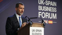 El Rey Felipe VI en el encuentro empresarial Reino Unido-Espaa, Londres