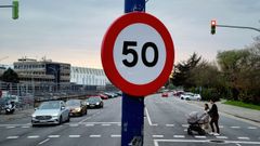 La avenida de Citro�n est� limitada a 50 kil�metros por hora