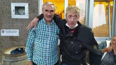 Suso Figueroa y Quique San Francisco en el bar A Torri�a el pasado mes de septiembre