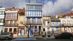 Una vista de viviendas en Ferrol Vello