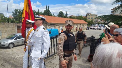 La polica naval se encarg de la seguridad durante la celebracin del acto