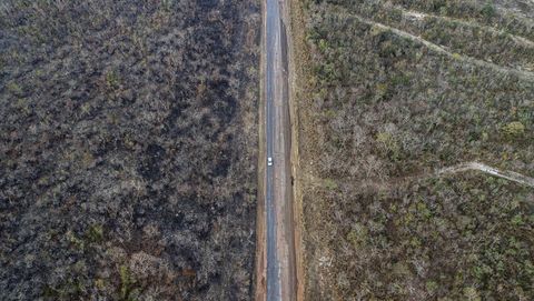 Paisaje fragmentado por la accin humana en la Amazonia