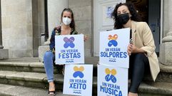 Las ediles Raquel Soage y Mari�n Sanmart�n presentaron la programaci�n cultural de Mar�n