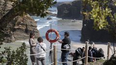 Turistas en As Catedrais