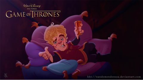 TYRION. Borrachuzo, cínico, pero siempre carismático, el más joven de los Lannister se acomoda en un cojín.