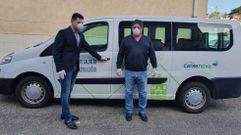 El alcalde de Ponte Caldelas particip� en el reparto de alimentos y medicinas en la primavera del 2020