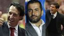 Unai Emery, Diego Mart�nez y Marcelino Garc�a