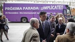 Acto en Mar�a Pita contra la violencia de g�nero en A Coru�a