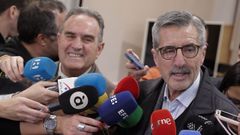 Jos Mara ngel (a la derecha), excomisionado del Gobierno para la reconstruccin de la dana.