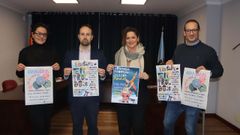 El alcalde de Lousame present� el programa de actividades junto a la concejala y a los t�cnicos de Cultura