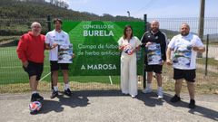Madar, Campo, L�pez, Mart�nez y Marrube presentaron el torneo en A Marosa.
