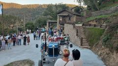 Un aspecto de la localidad durante la celebracin de las fiestas de la Virgen de los Remedios
