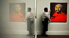 �Mao� (1973), de Andy Warho en la sede de la casa de subastas Sotheby's en Londres el pasado mes de enero