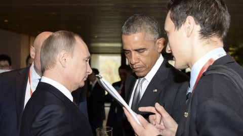 Putin y Obama en un encuentro en el 2014.