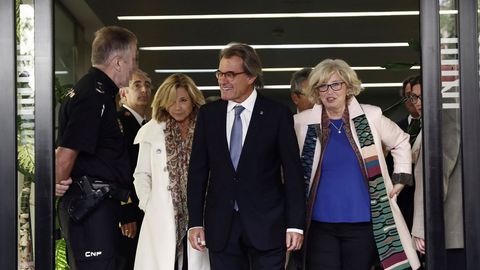 La exconsejera Ortega y Mas salen del Tribunal de Cuentas
