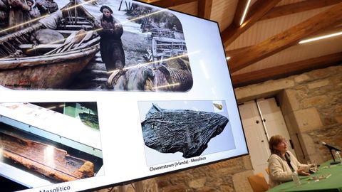 Ponencia de Mar�a Jos� Iriarte en el Encontro Arqueol�xico do Barbanza
