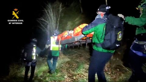Rescate del c�daver del monta�ero