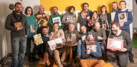 El colectivo, durante una de las reuniones celebradas este a�o, que realizan cada vez en un lugar diferente. 