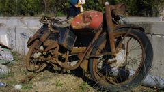 Foto de archivo de una moto Montesa