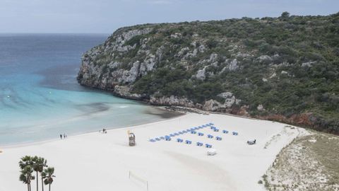 Una cala en Menorca, en una imagen de archivo