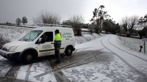 Nieve en Cerceda