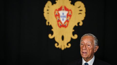 Rebelo de Sousa en Lisboa.