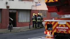 El incendio afect� al bar El conductor