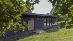 Cafeter�a cerrada y deteriorada del parque Eugenio Granell