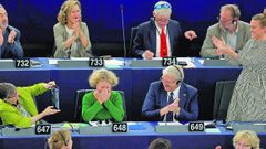 Sargentini, que elabor� el informe sobre Orb�n, es aplaudida tras la votaci�n